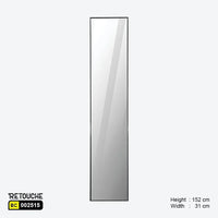 Floor Standing Mirror, Black Metal Clothes Hanging Stands