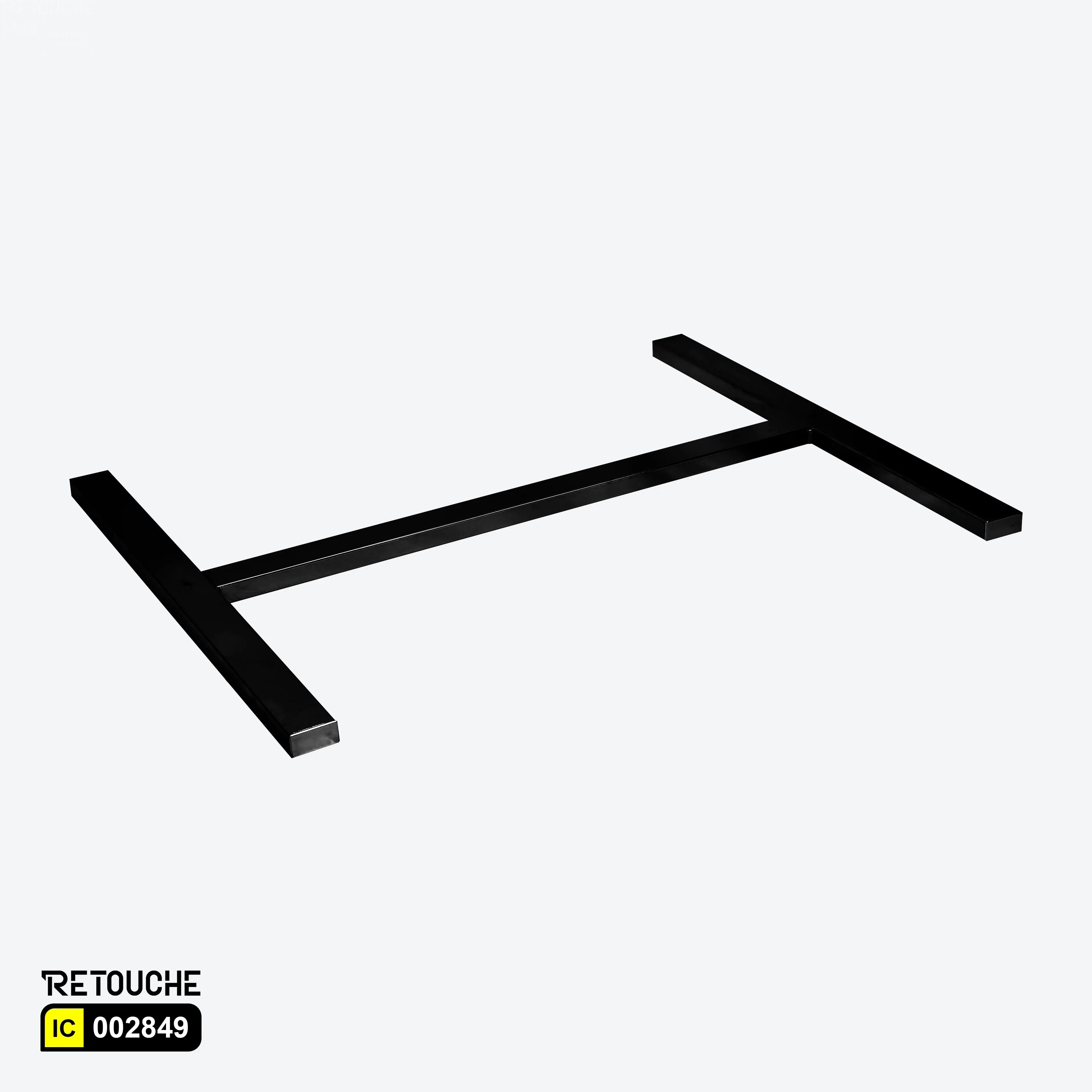 H Type Base 1060x850mm, Chrome