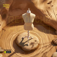 Half-Body Female Mannequin | on Tripod | Beige Retouche Hub General Trading L.L.C