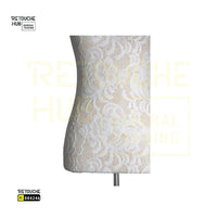 Half-Body Female Mannequin | on Tripod | Pure White Retouche Hub General Trading L.L.C