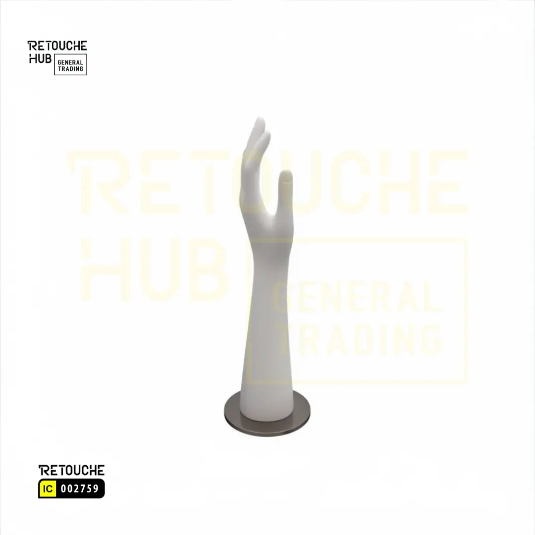 Hand Display Stand | Straight - Left Retouche Hub General Trading L.L.C