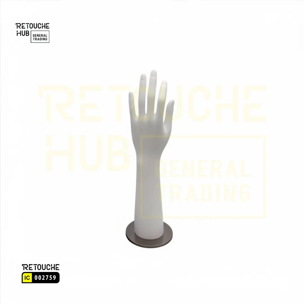 Hand Display Stand | Straight - Left Retouche Hub General Trading L.L.C