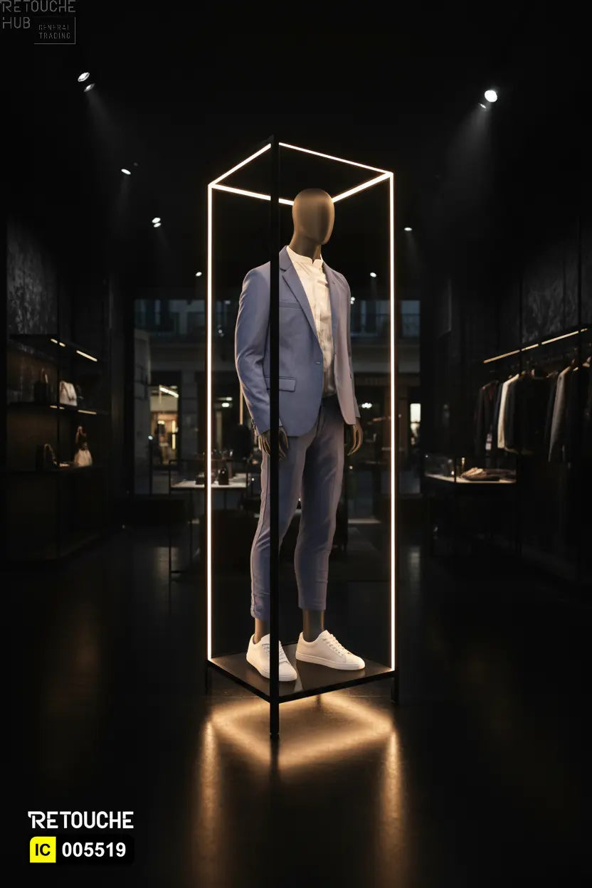 Illuminated Mannequin Display Stand lifestyle