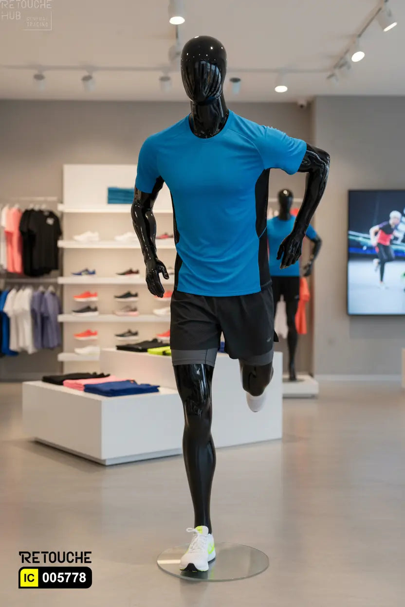 Male Athletic Mannequin – Exact Match Retry