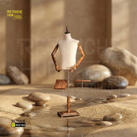 Male Suit Display, , Torso Mannequin with Shoe Rack, Adjustable Retouche Hub General Trading L.L.C