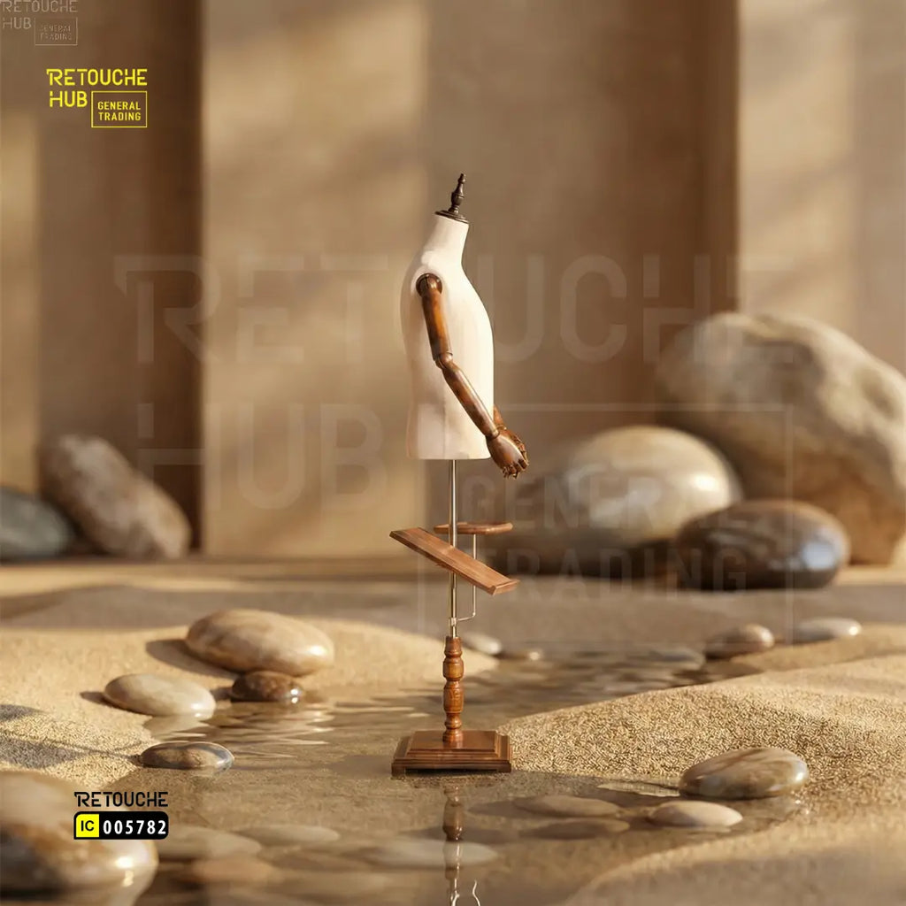 Male Suit Display, , Torso Mannequin with Shoe Rack, Adjustable