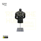 Male Upper Body Torso Display Mannequin with Stand | Arms at Back | No Head Retouche Hub General Trading L.L.C