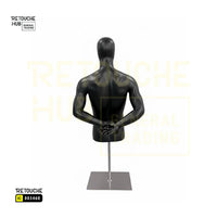 Male Upper Body Torso Display Mannequin with Stand | Arms at Back |  With Head Retouche Hub General Trading L.L.C