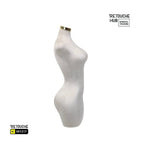 Mannequin Torso Dress Form Manikin Body Velvet Cover Female Mannequin Stand, Plus Size Dress Form Manikin with Gold Base, Half Body Curvy Model Torso, Height Adjustable Retouche Hub General Trading L.L.C