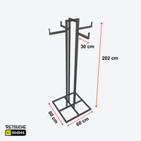 Metal Garment Clothes Rack Stand, Black Color Clothes Stands