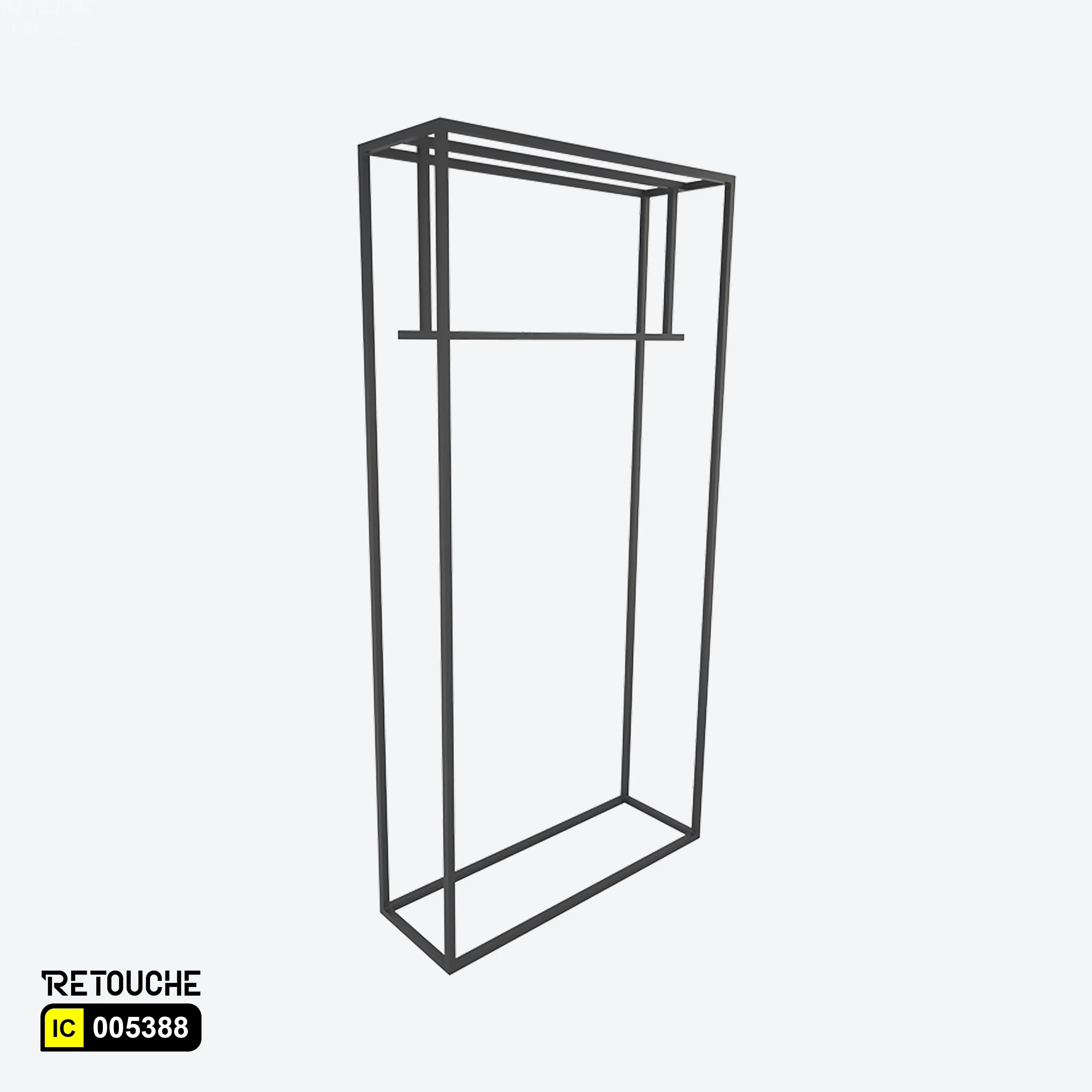 Metal Garment Clothes Rack Stand, Black Color Clothes Stands