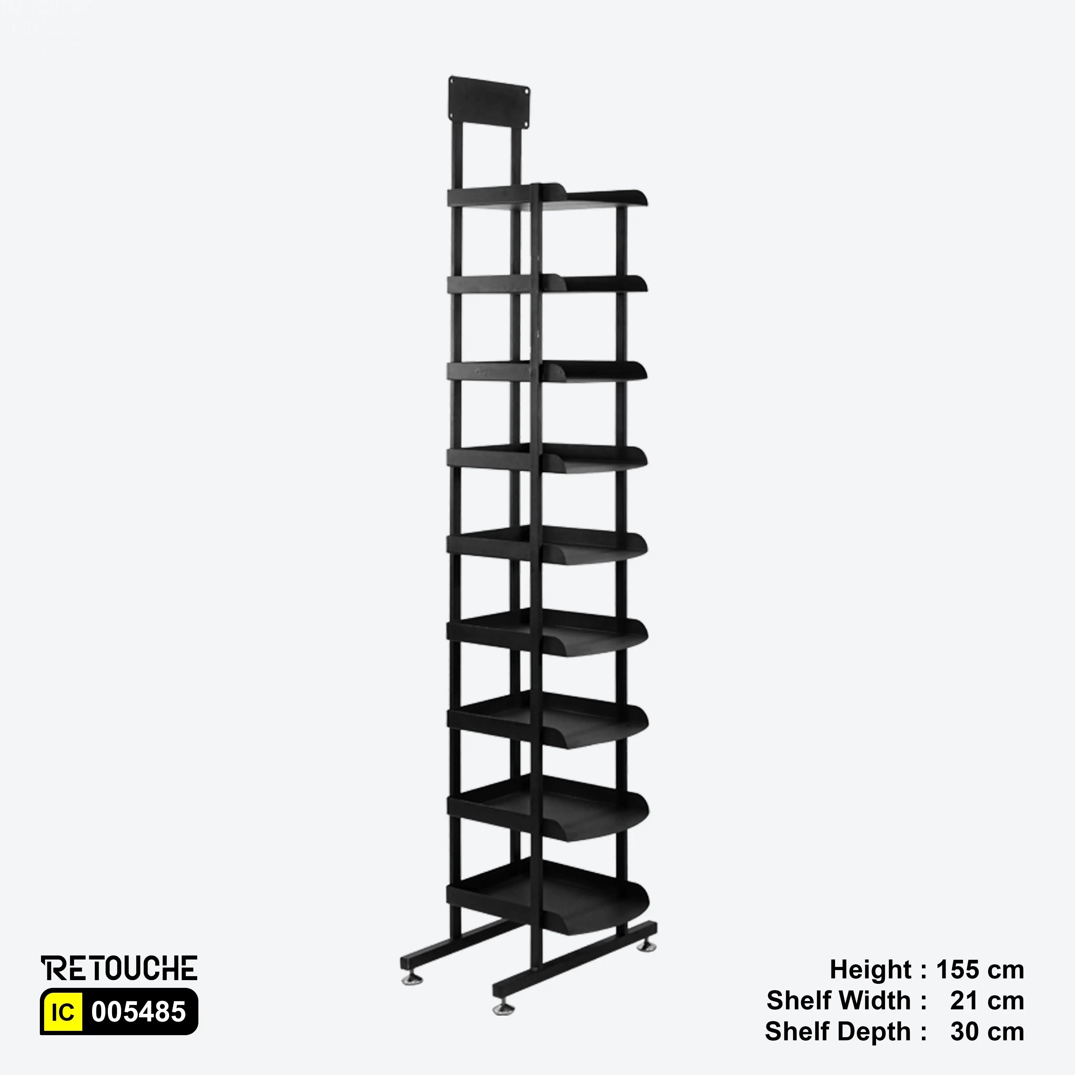 Display your caps with style and functionality using our Metal Stand For Cap Display.
Measuring 21x30x160cm, this black stand is the perfect size to showcase your collection.
Made with durable metal, it ensures longevity and stability for your caps.
Elevate your display game with our sleek and modern stand.