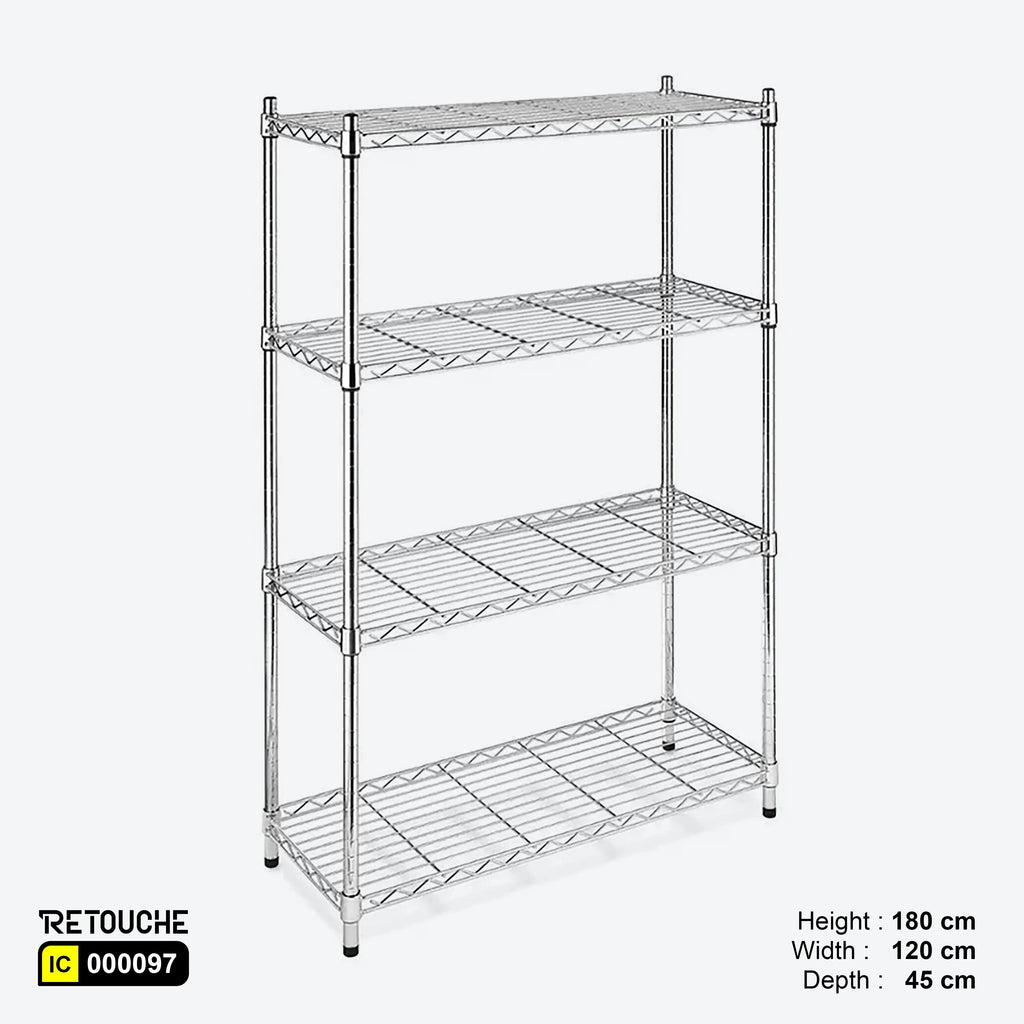 Metro Shelving System, 4 Tier Shelving Systems