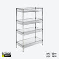 Metro Wire Shelving System, 4 Baskets Tiers Shelving Systems