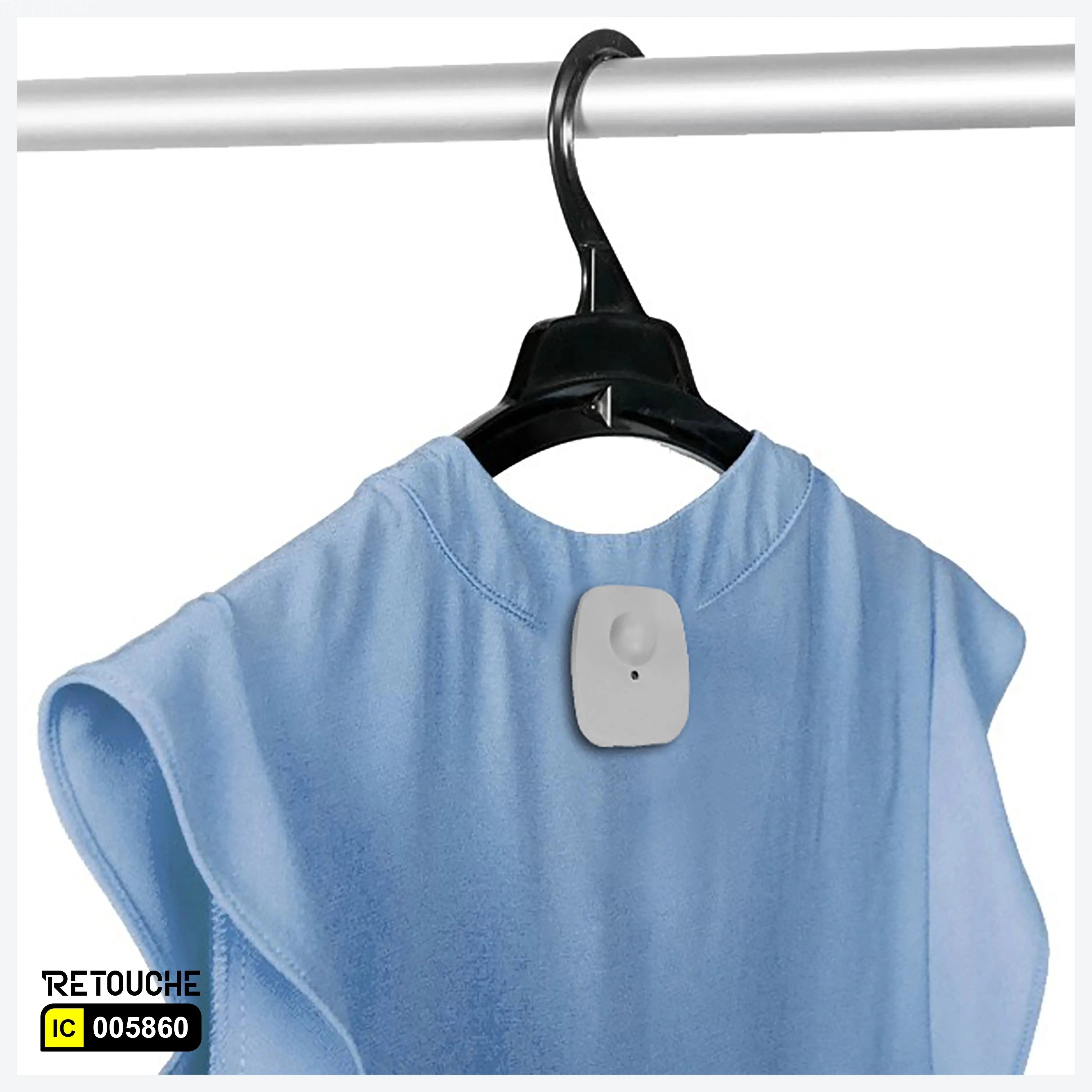 Mini Square Tag W/Pin Grey & Black, (1000 Tags+1000 Pins)