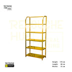 Modern Gold Display Shelf Stand Retouche Hub General Trading L.L.C