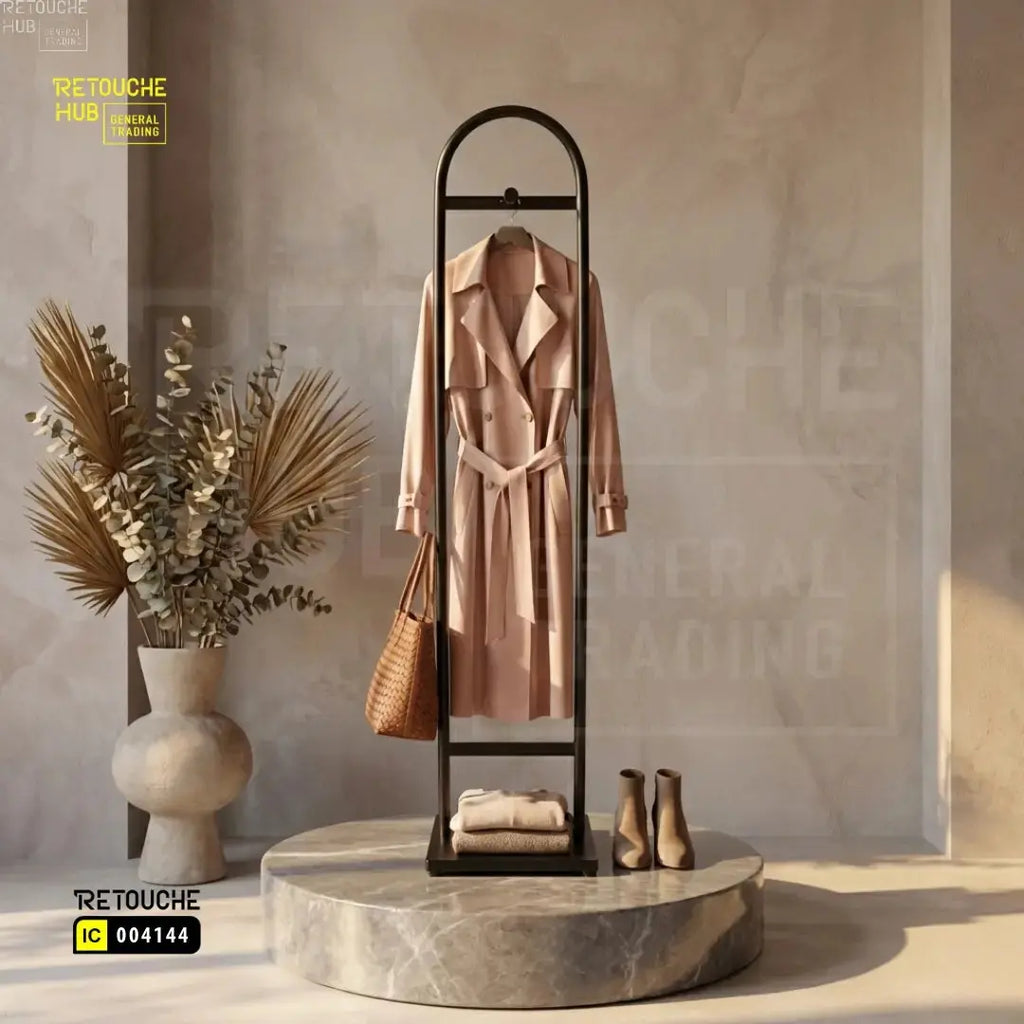 Modern Metal Coat Stand Retouche Hub General Trading L.L.C