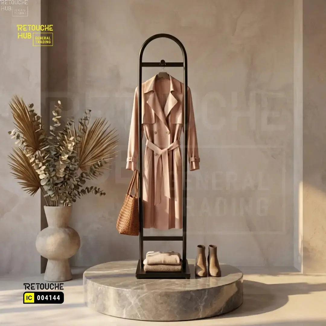 Modern Metal Coat Stand Retouche Hub General Trading L.L.C