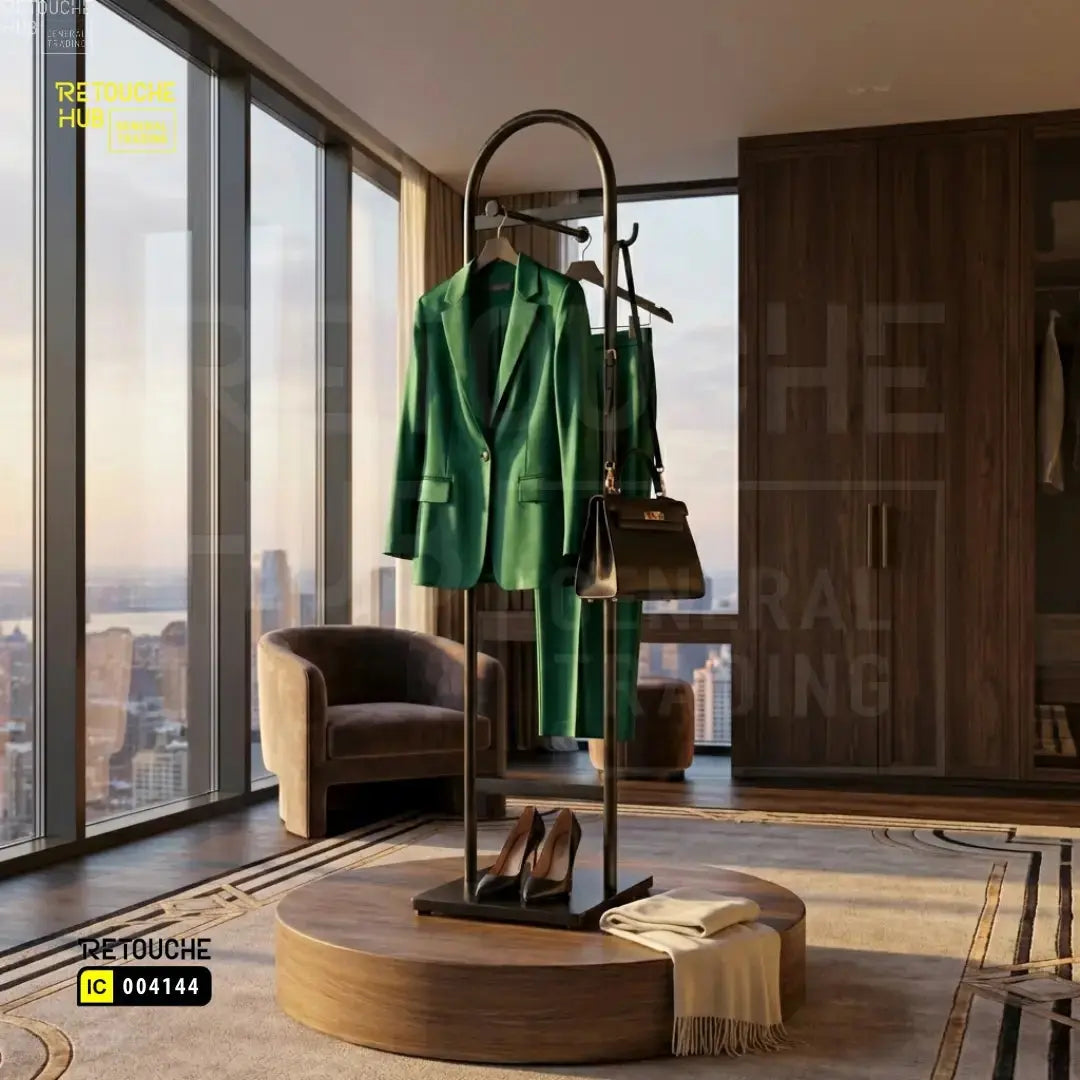 Modern Metal Coat Stand Retouche Hub General Trading L.L.C