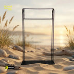 Modern Single Rail Metal Garment Rack Retouche Hub General Trading L.L.C