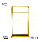 Modern Single Rail Metal Garment Rack Retouche Hub General Trading L.L.C
