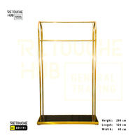 Modern Single Rail Metal Garment Rack Retouche Hub General Trading L.L.C
