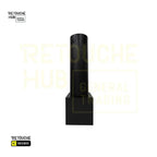 Perforated Cylinder Stand, Rotatable, with Two Wooden Drawers Retouche Hub General Trading L.L.C