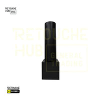 Perforated Cylinder Stand, Rotatable, with Two Wooden Drawers Retouche Hub General Trading L.L.C