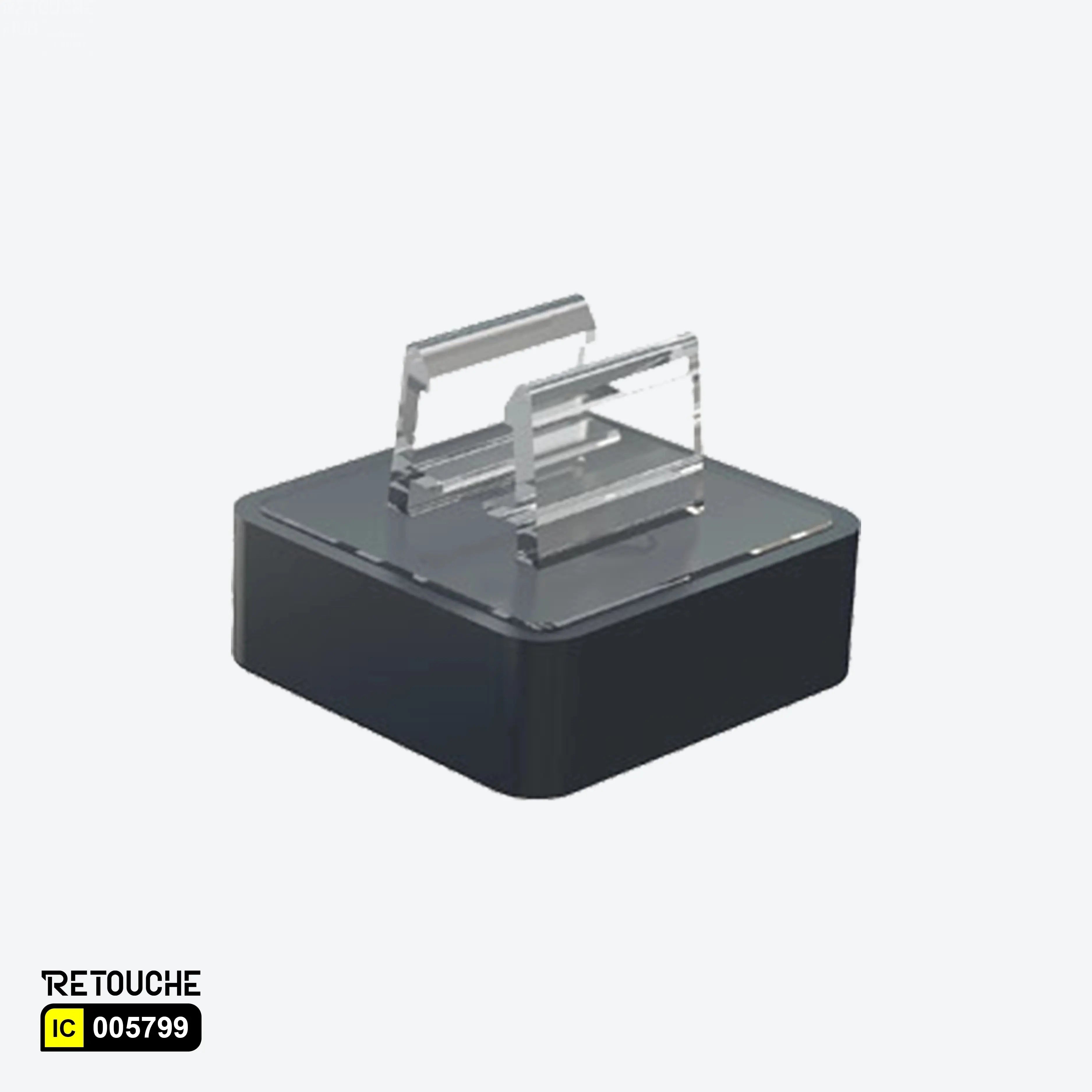 Plastic Frame Magnetic Holder Fixes Frames At 90° Angle - Black Supermarket Equipment