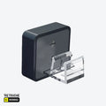 Plastic Frame Magnetic Holder. Fixes frames At 0° Angle - Black Supermarket Equipment