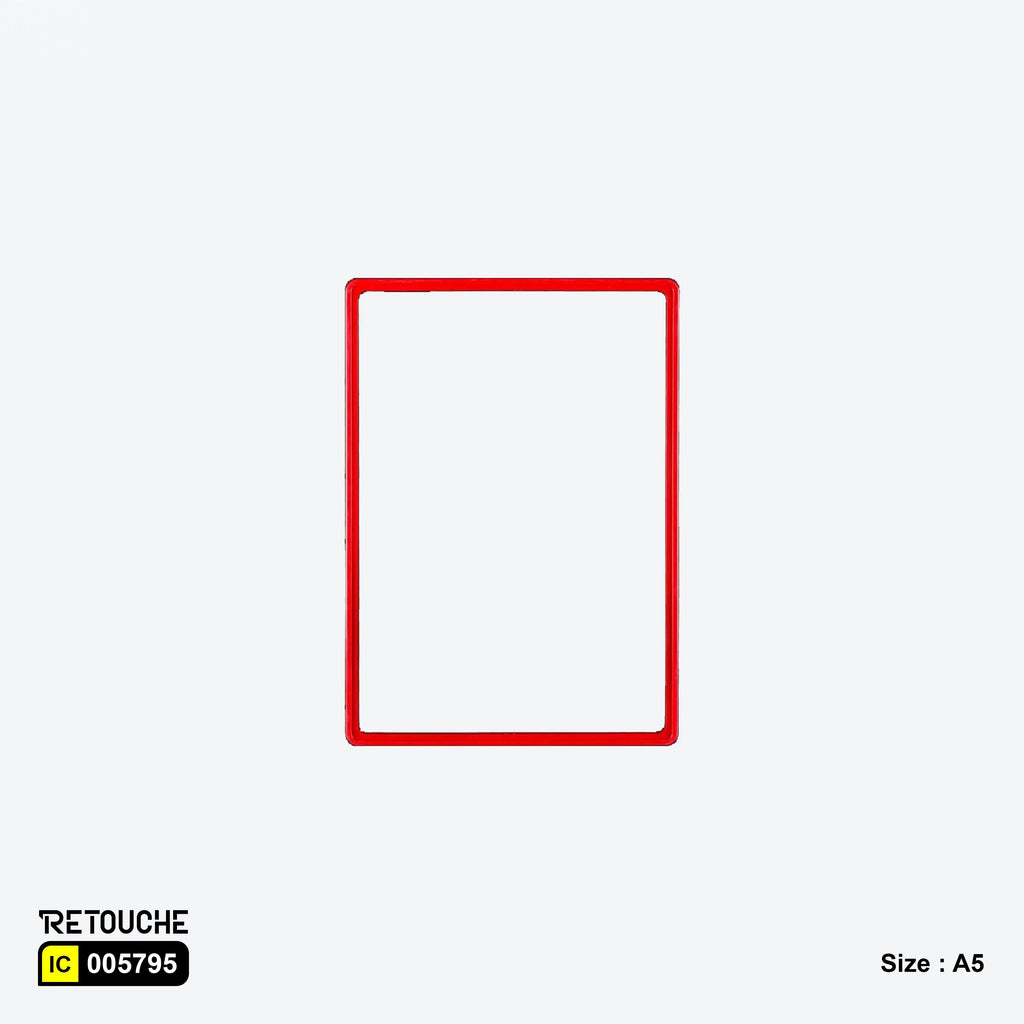 Plastic frame A5 Size Supermarket Equipment