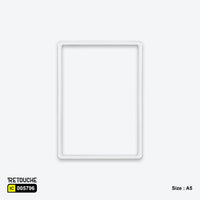 Plastic frame A5 Size Supermarket Equipment
