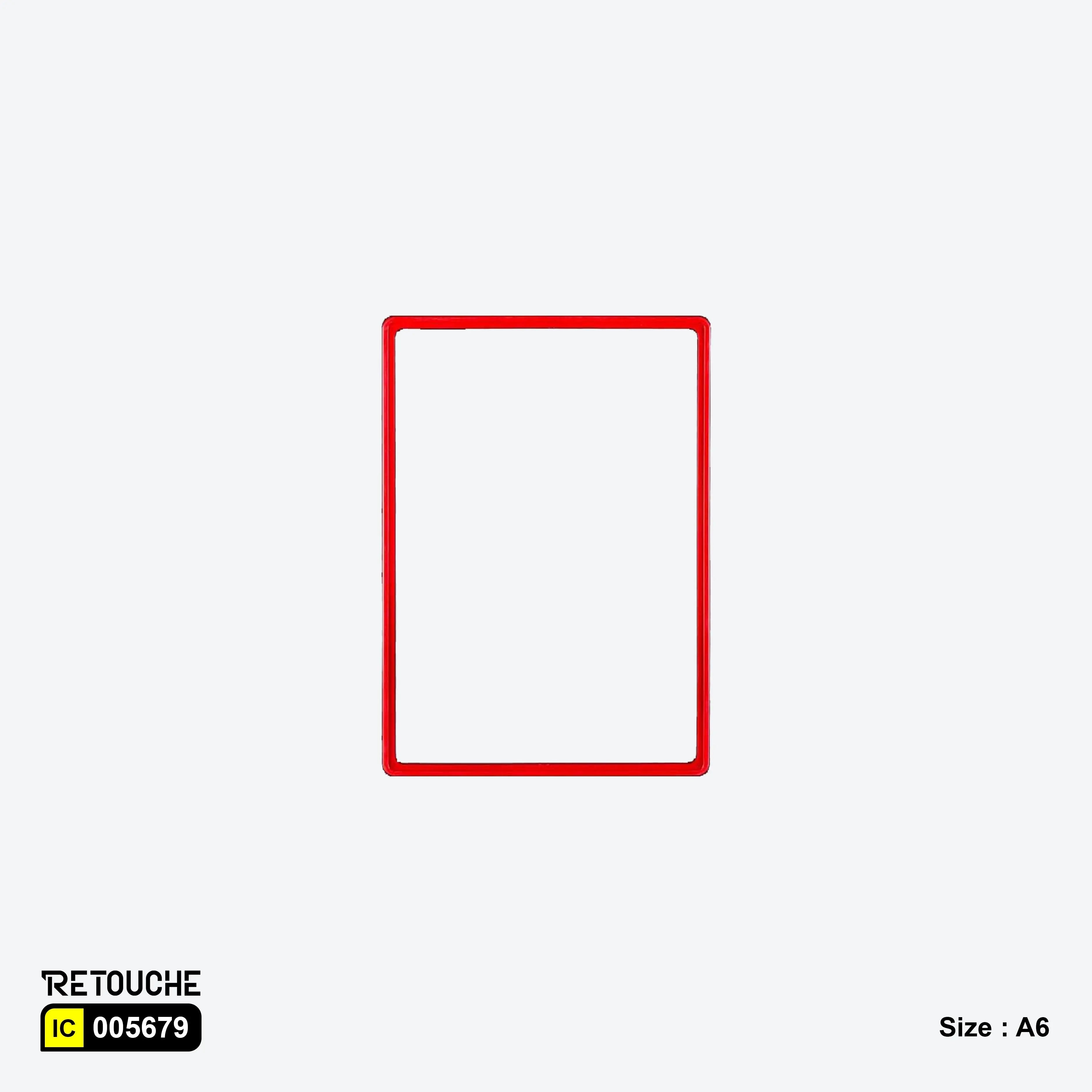 Plastic frame A6 Size Supermarket Equipment