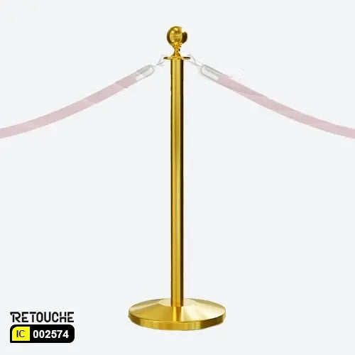 Queue Barrier Post (Tc-90S Post Gold) Clothes Hanging Stands