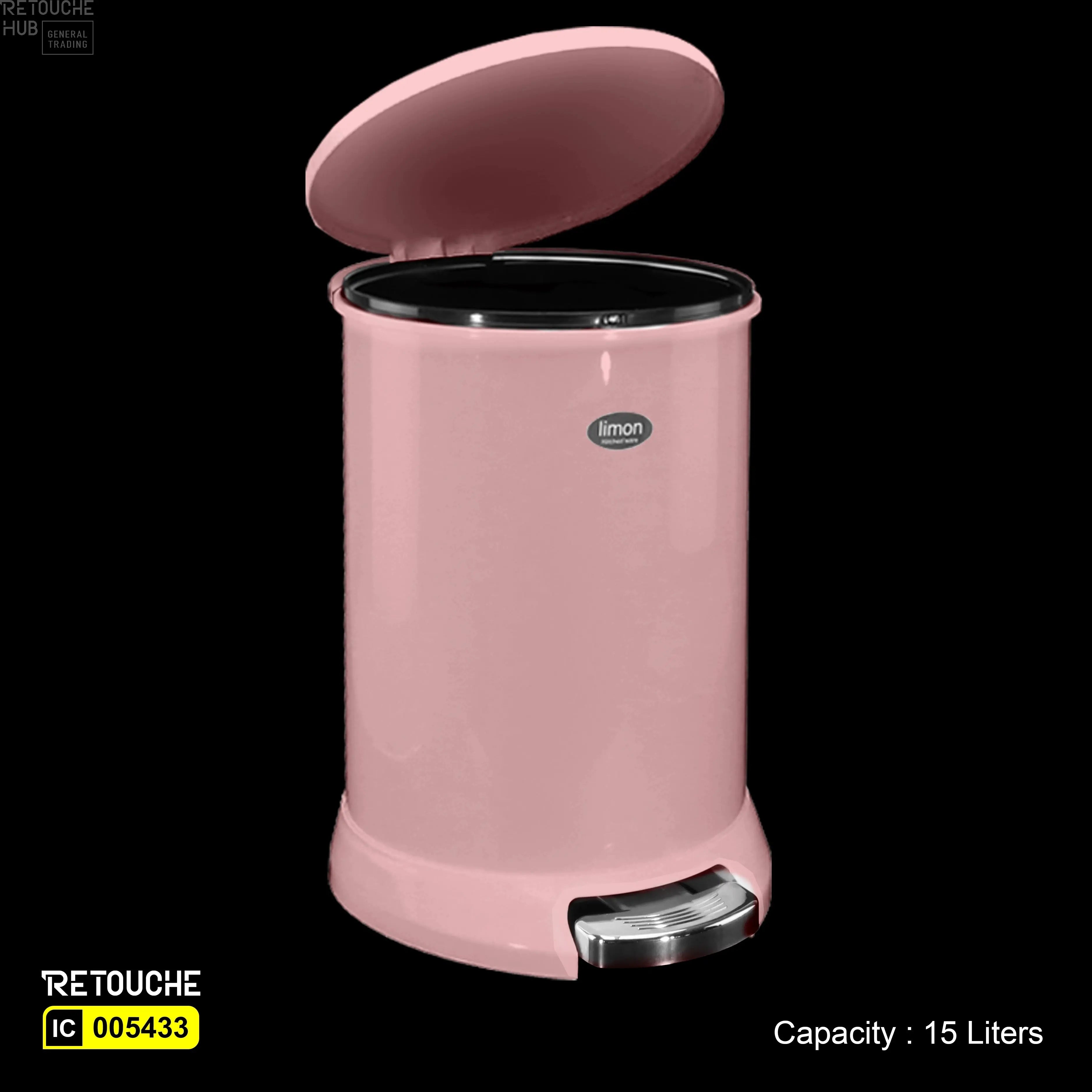 Round Dustbin, Pink color Miscellaneous Products