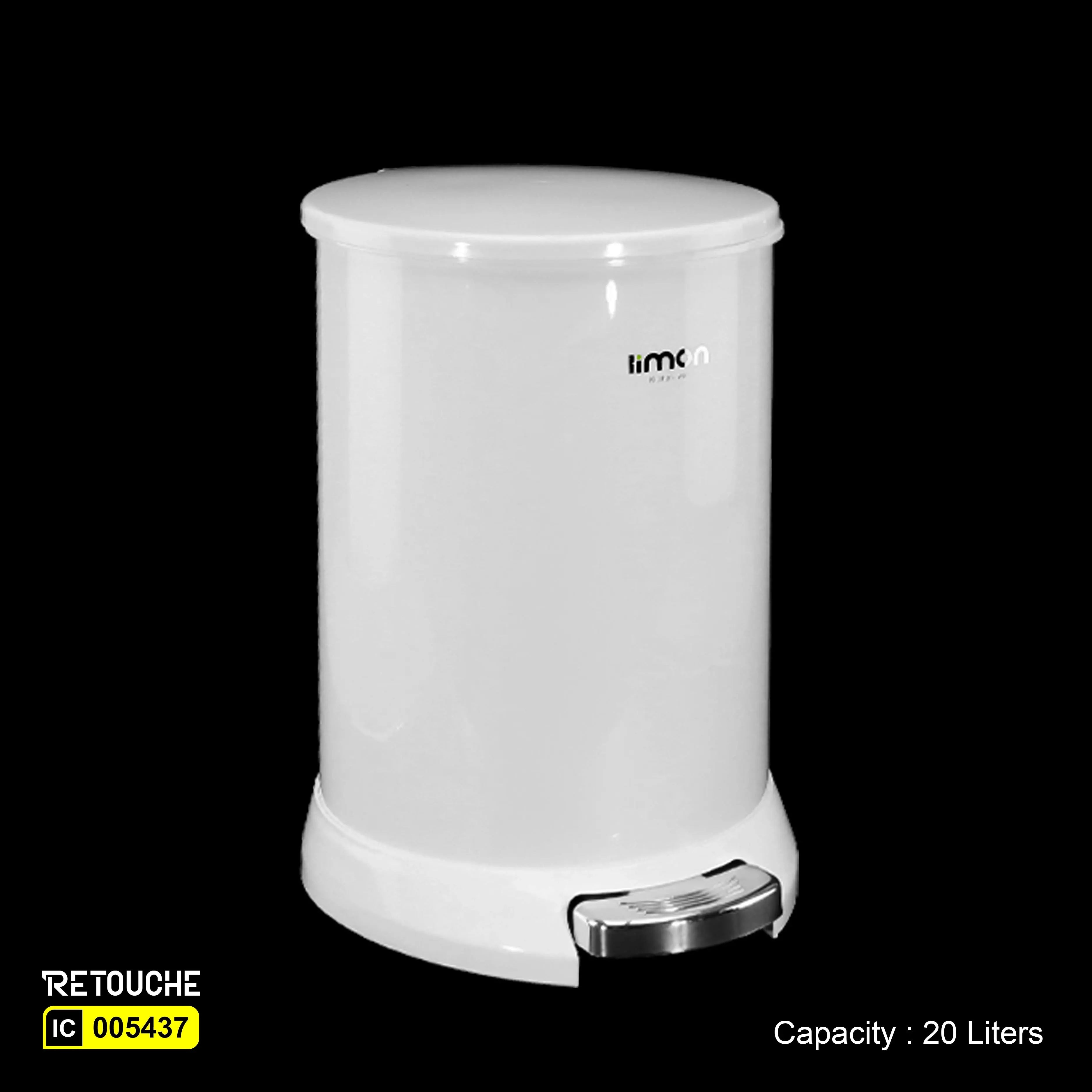 Round Dustbin, White color Miscellaneous Products