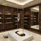 Scarf & Hijab Display Stand | Gold - Black Retouche Hub General Trading L.L.C