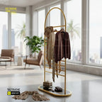 Scarf & Hijab Display Stand | Gold - Black Retouche Hub General Trading L.L.C
