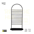 Scarf & Hijab Display Stand | Gold - Black Retouche Hub General Trading L.L.C
