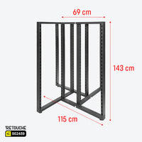 Black display cabinet, 4-side display cabinet, Modern storage furniture
Retail display cabinet, Home décor display cabinet, Durable display cabinet, Elegant black cabinet, Multi-tiered display unit, 360-degree display cabinet, Versatile display furniture

