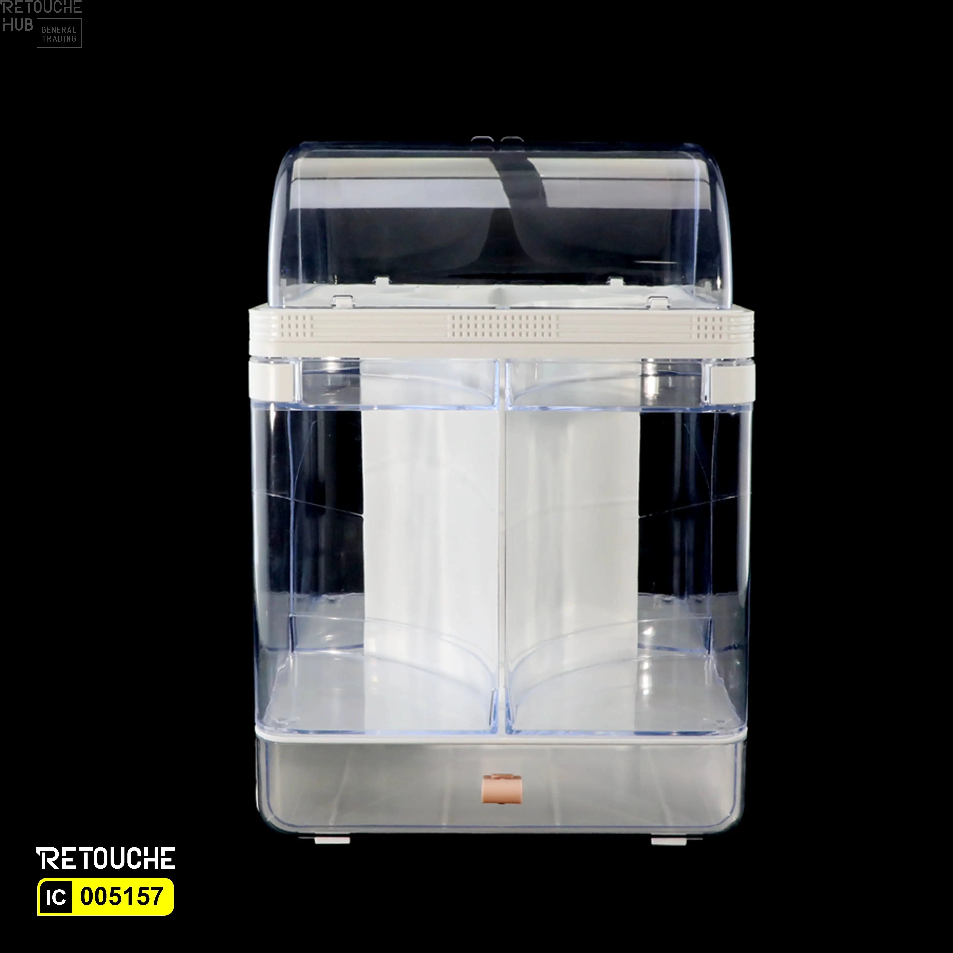 Makeup storage box, Acrylic makeup organizer, Beauty storage box
Makeup organizer, Acrylic beauty storage, Compact storage solution
Transparent makeup box, Vanity makeup storage, Skincare storage box, Durable makeup organizer