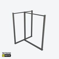 T-Shape Clothes Stand Rack, Metal Clothes Stands