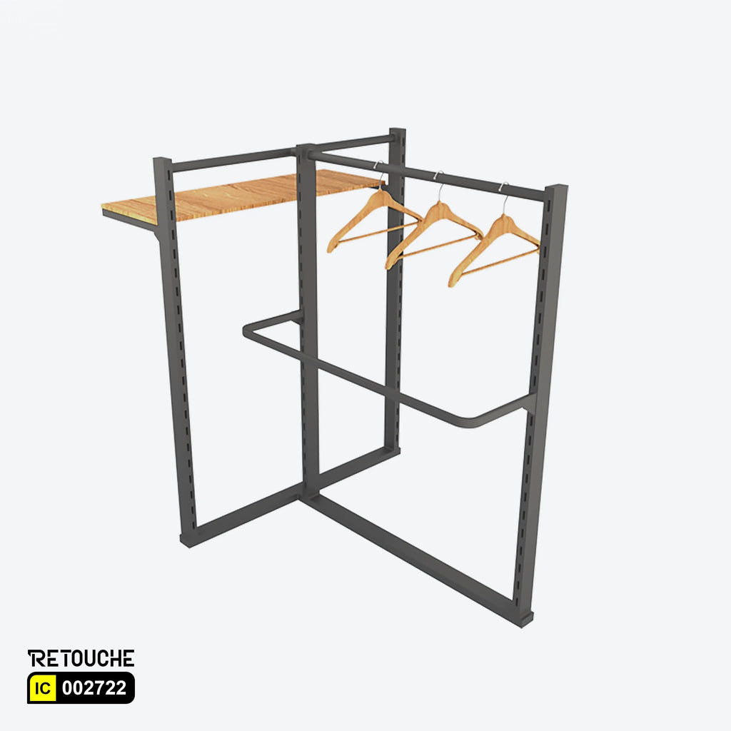 T-Shape Clothes Stand Rack, Metal Clothes Stands