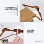 Wooden clothes hangers, Hangers with notches for straps
Durable wooden closet organizers, Hangers with bar for pants
Versatile wood hangers for garments, Stylish wooden hangers for wardrobe, High-quality hangers for suits, Wooden hangers for dresses and accessories, Closet organization with wooden hangers
Multi-pu, pose hangers with notches